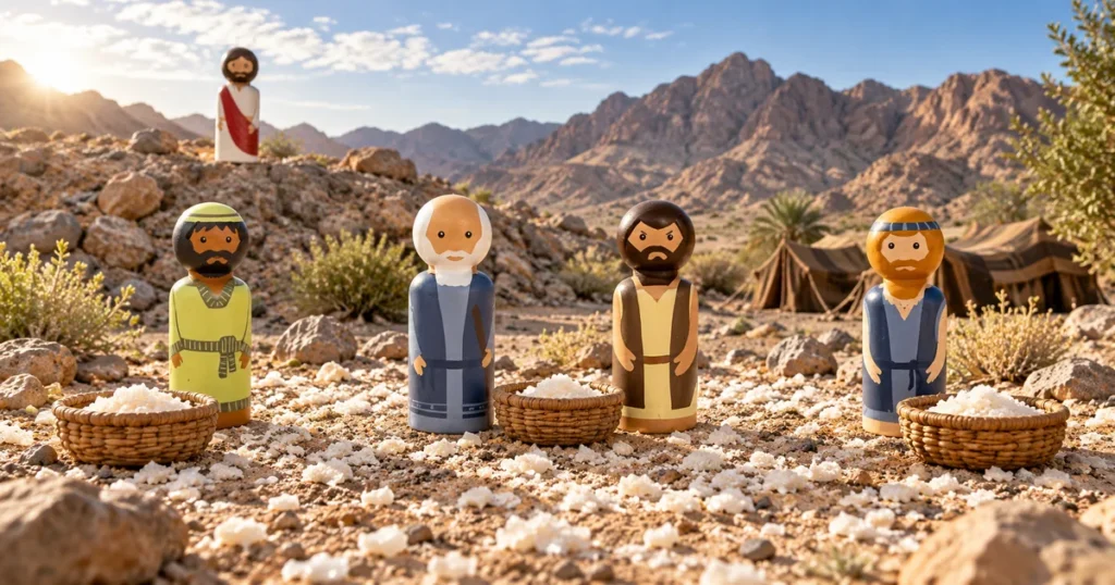Manna, Quail and Water from the Rock – Exodus 15:22–17:7