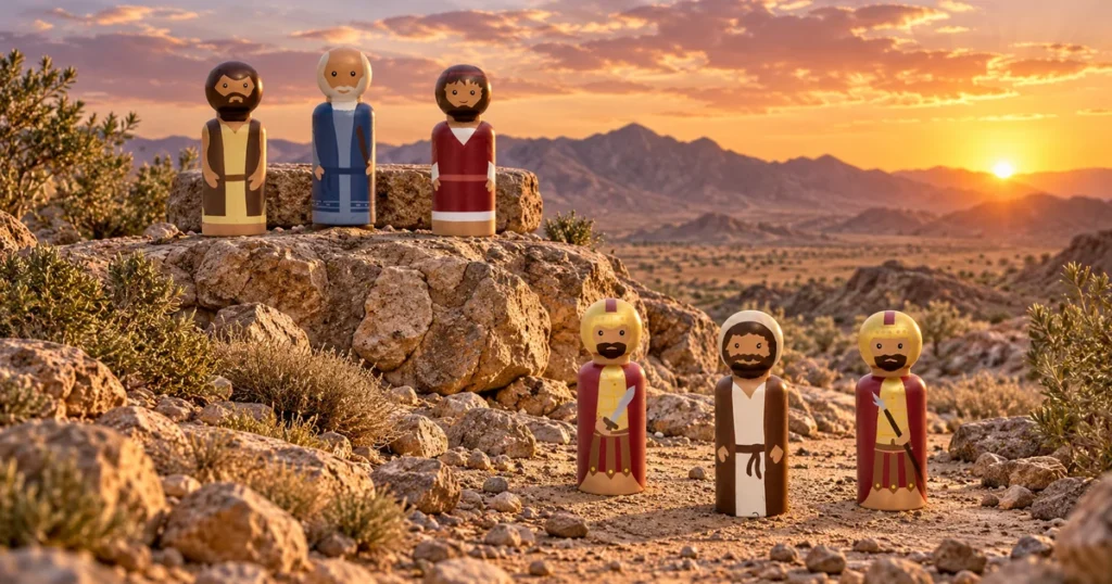 Joshua Fights the Amalekites – Exodus 17:8–16