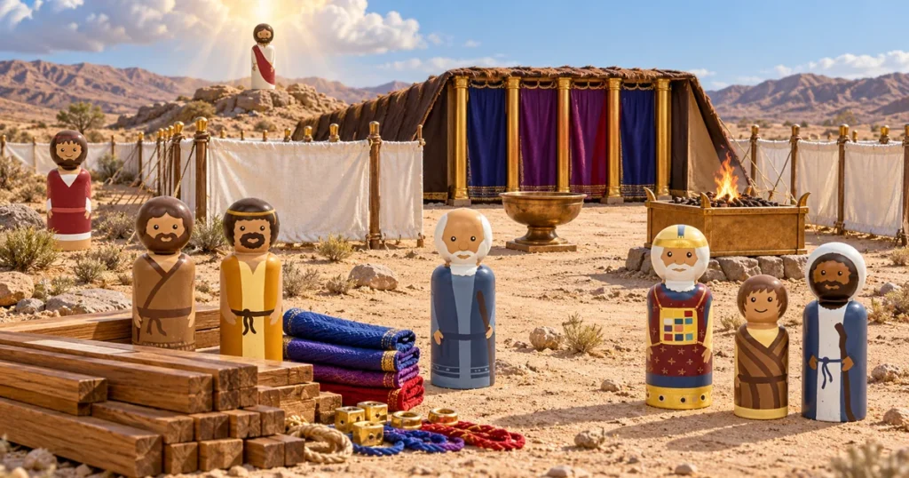 Building the Tabernacle – Exodus 25–31; 35–40