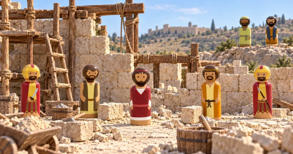 Nehemiah Rebuilds the Wall – Nehemiah 3–6