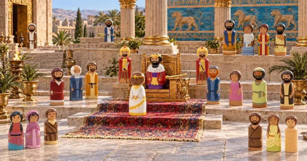 Esther goes before the King/Saves people – Esther 3–9
