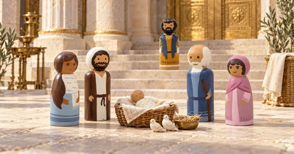 Jesus presented at the temple – Luke 2:21–38