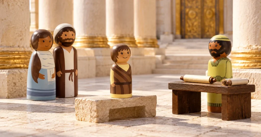 Boy Jesus at the temple – Luke 2:41–52
