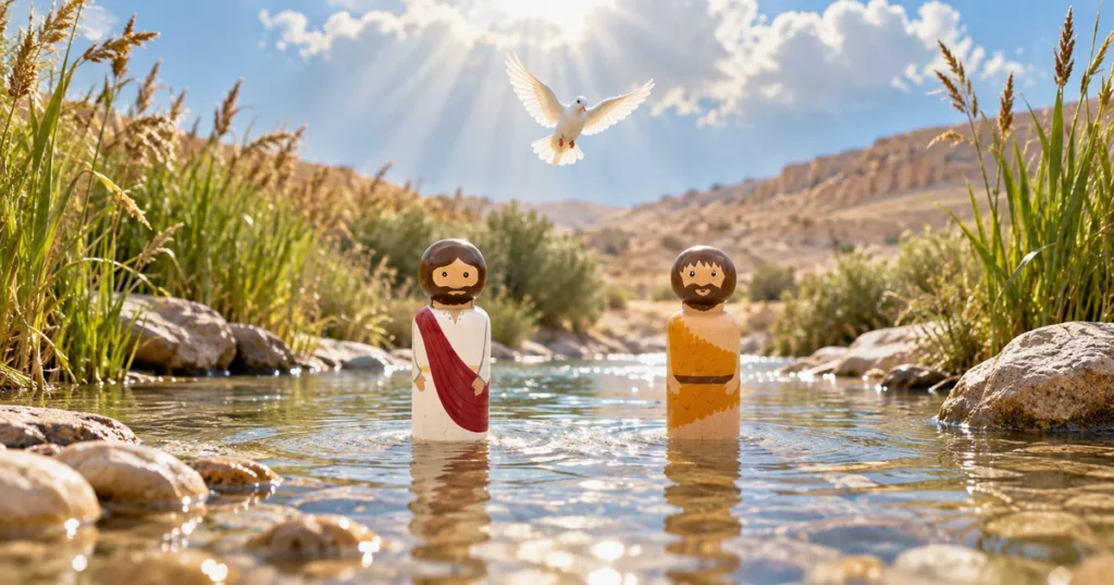 Baptism of Jesus – Matthew 3:13–17; Mark 1:9–11; Luke 3:21–22; John 1:29–34