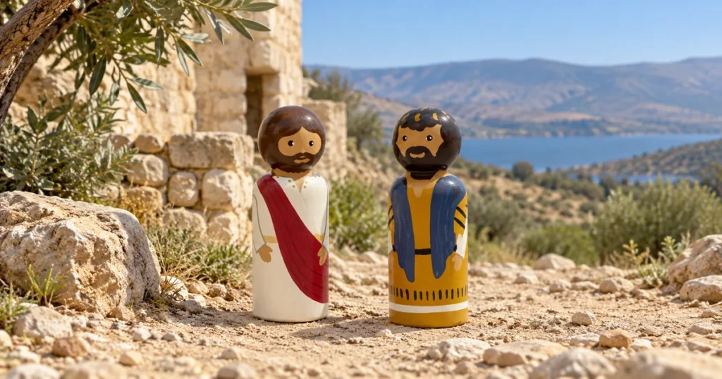 Jesus heals a man with leprosy – Mark 1:40–45; Matthew 8:1–4; Luke 5:12–16