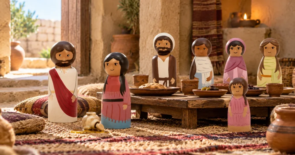 A sinful woman anoints Jesus – Luke 7:36–50