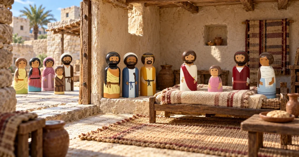 Jairus' daughter and the woman who touched Jesus' cloak – Mark 5:21–43; Matthew 9:18–26; Luke 8:40–56