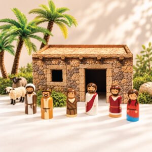 Printable Capernaum Styled Bible House Cutout