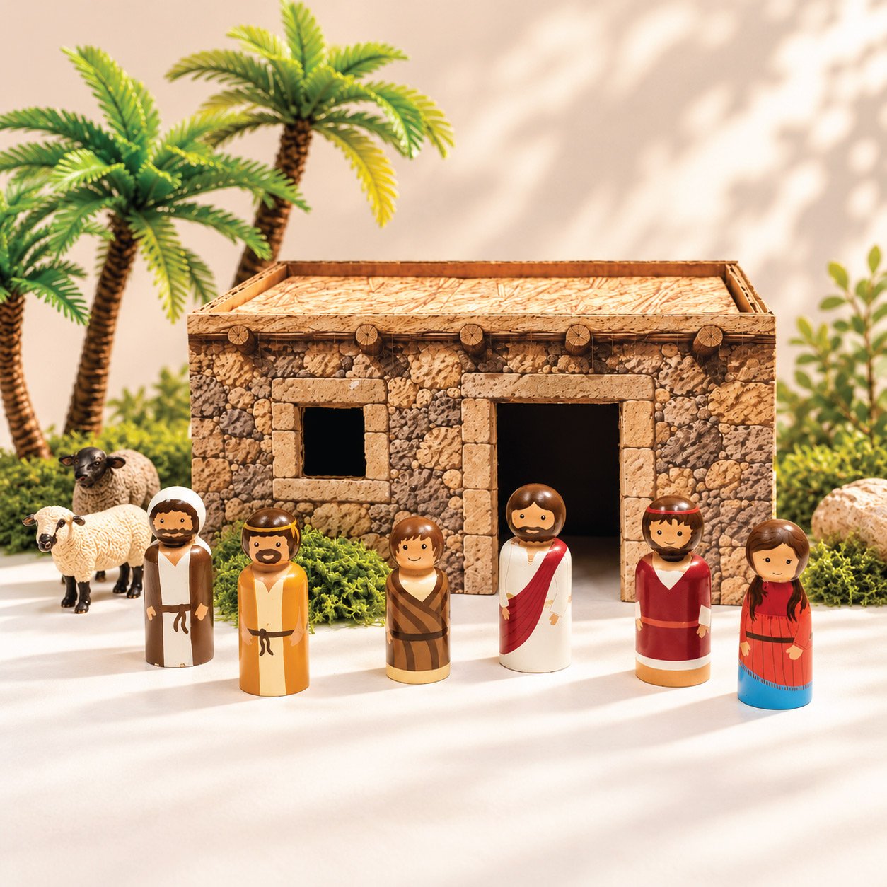 Printable Capernaum Styled Bible House Cutout